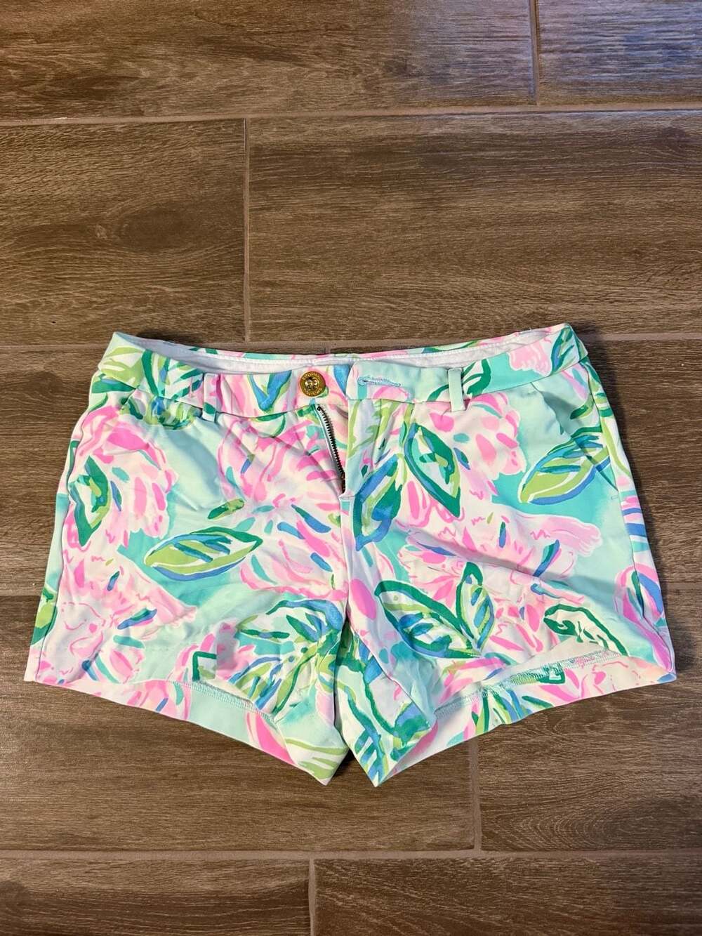 Lilly Pulitzer Callahan Knit Shorts in Totally Blossom